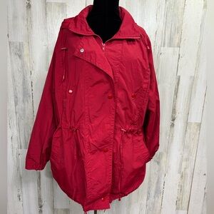 Woman Within Stylish‎ Red Women's Jacket